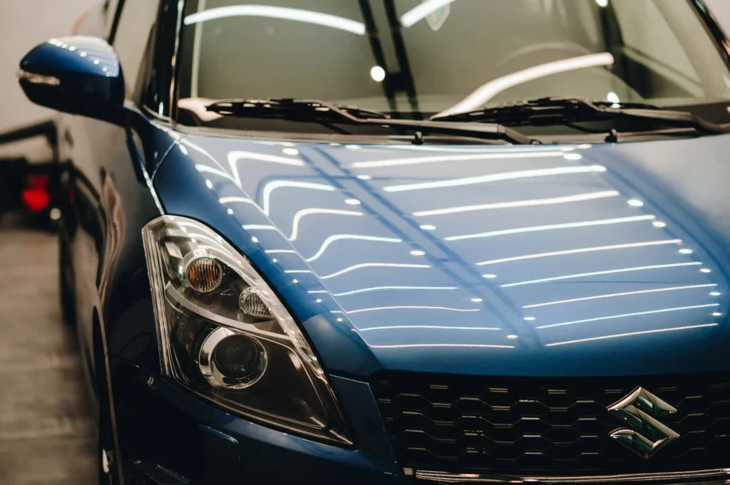Ceramic coating protects the paint of a vehicle in Richmond