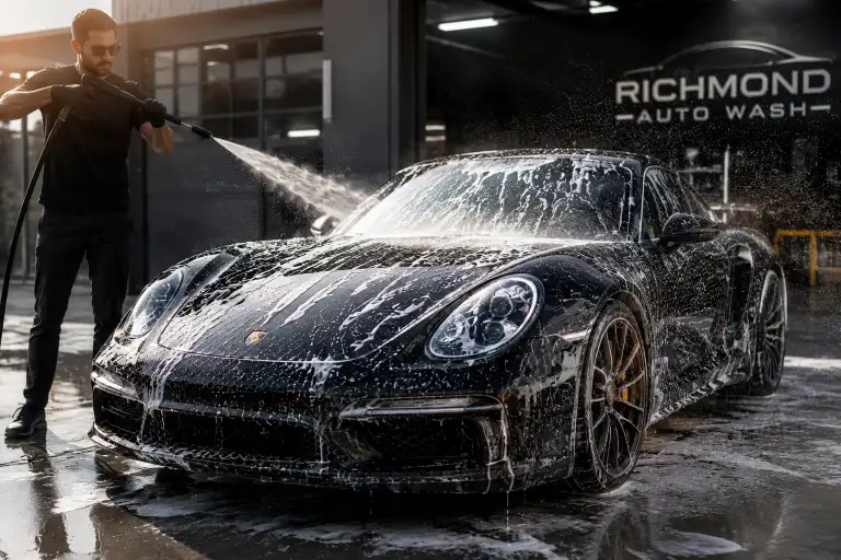 detailed car washing by professionals